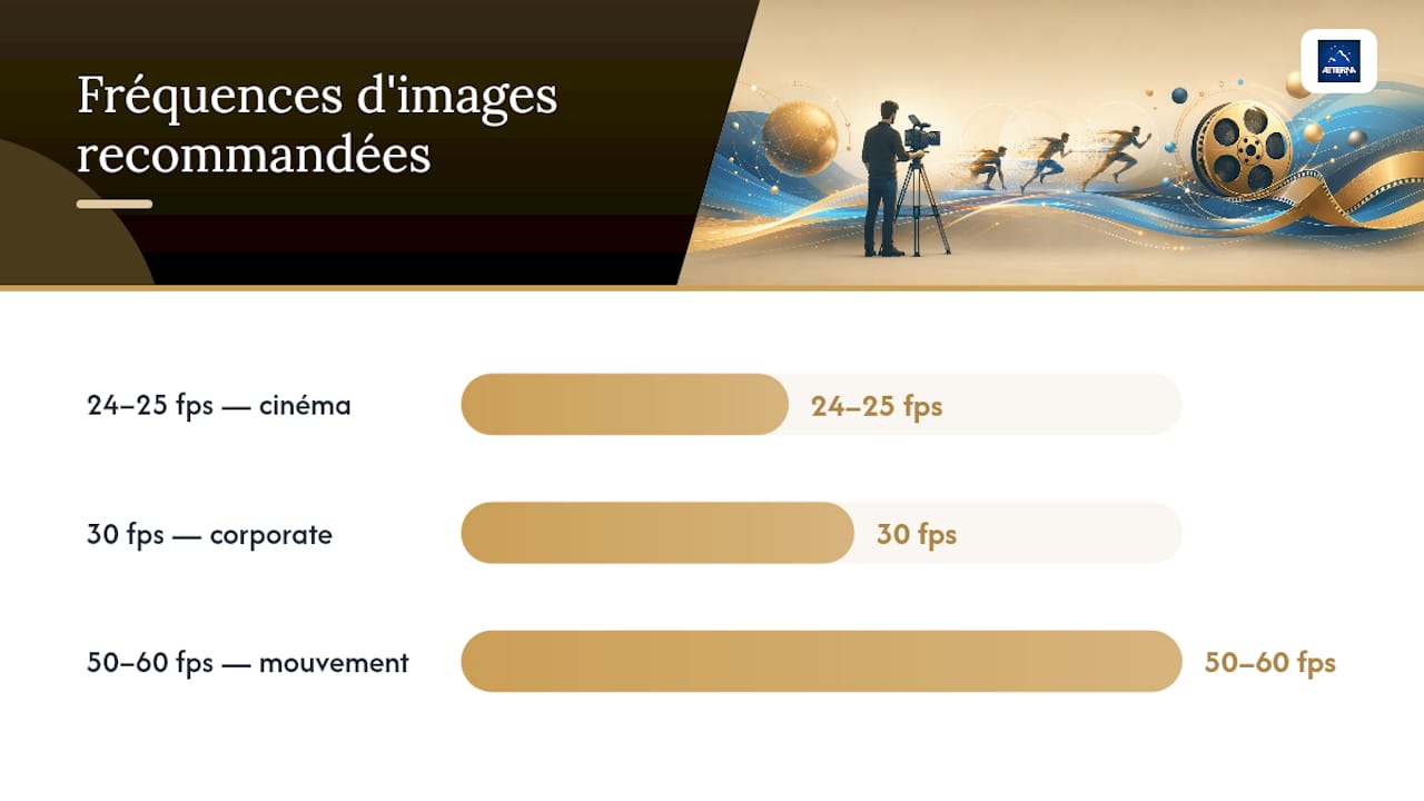 Paramètres d'export recommandés pour vos vidéos d'entreprise — overview diagram