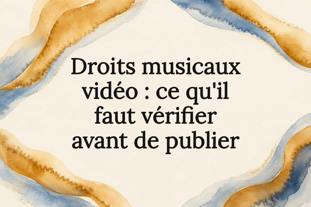 Carte de titre abstraite relative aux droits musicaux
