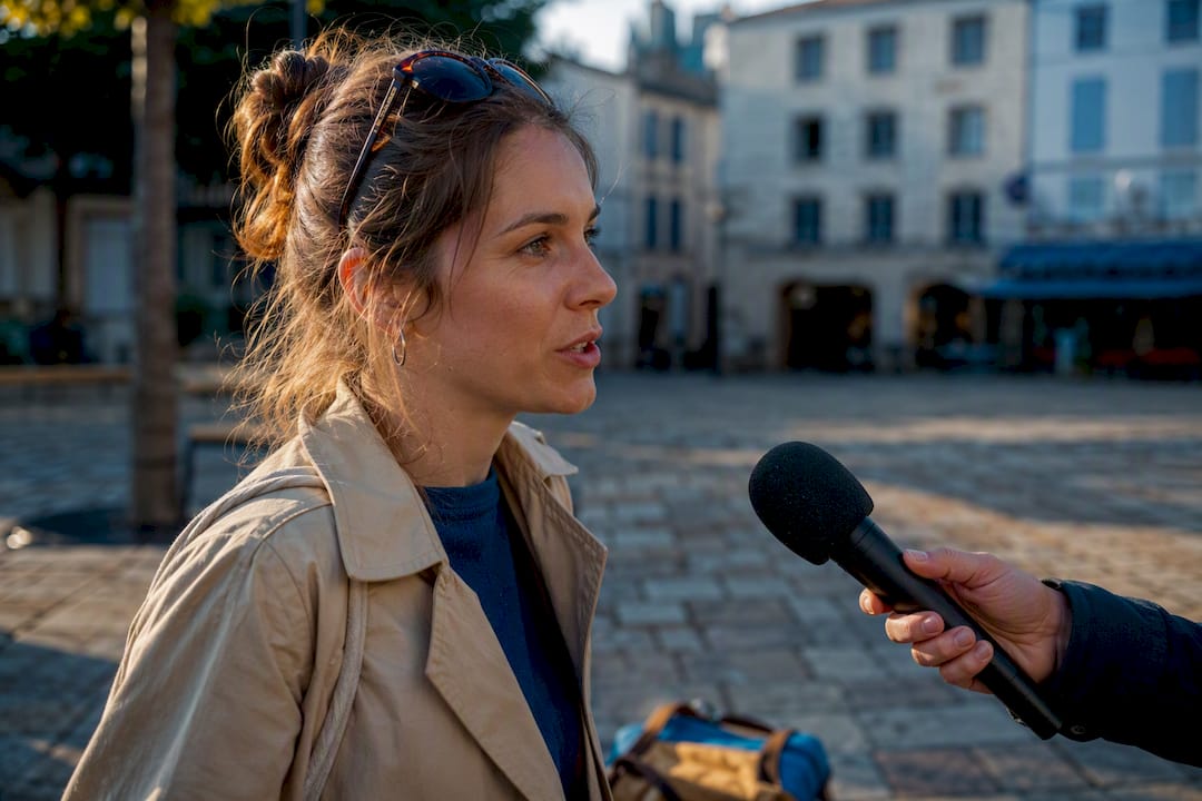 Réponse spontanée lors d'un micro-trottoir