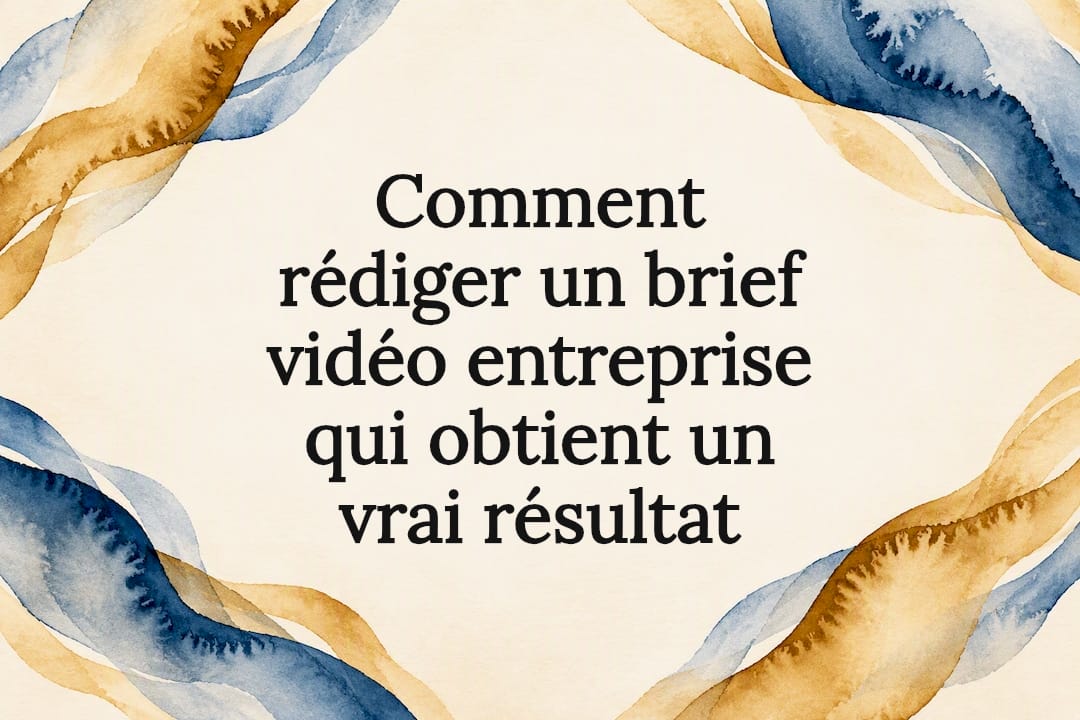 Carte de titre abstraite avec des rubans aquarellés