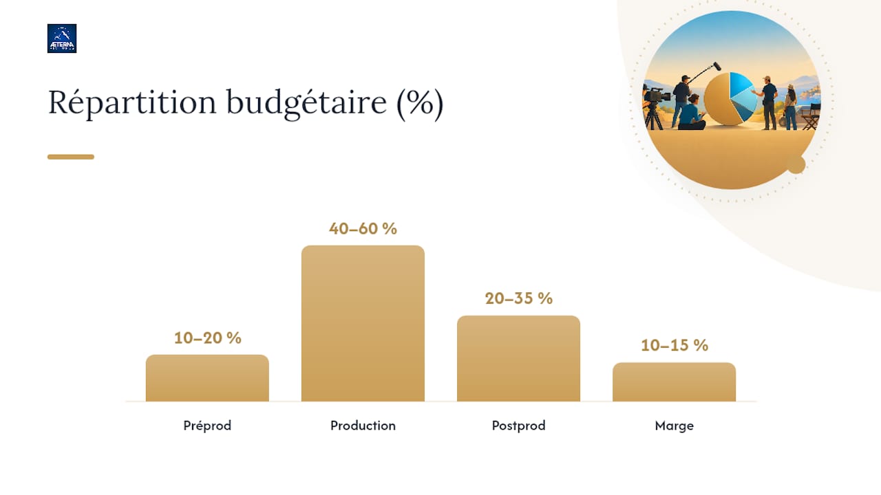 Comment répartir un budget entre préprod, tournage et postprod ? — overview diagram