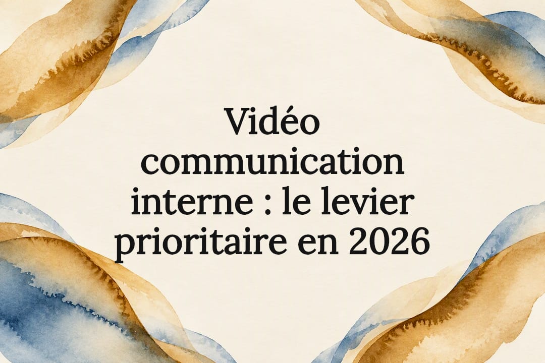 Carte de titre pour vidéo de communication interne