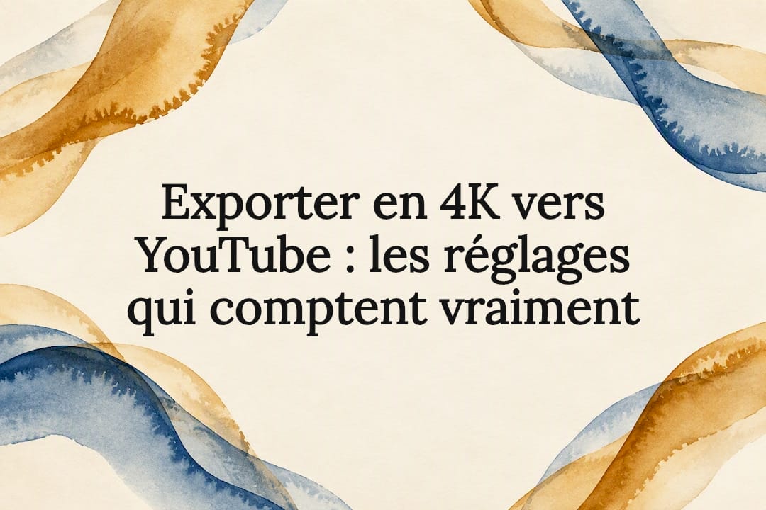 Carte de titre abstraite en export 4K
