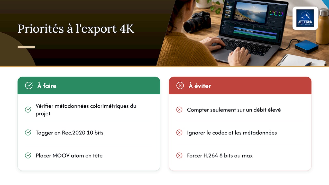 Ce que la plupart des créateurs négligent dans leur export 4K — overview diagram