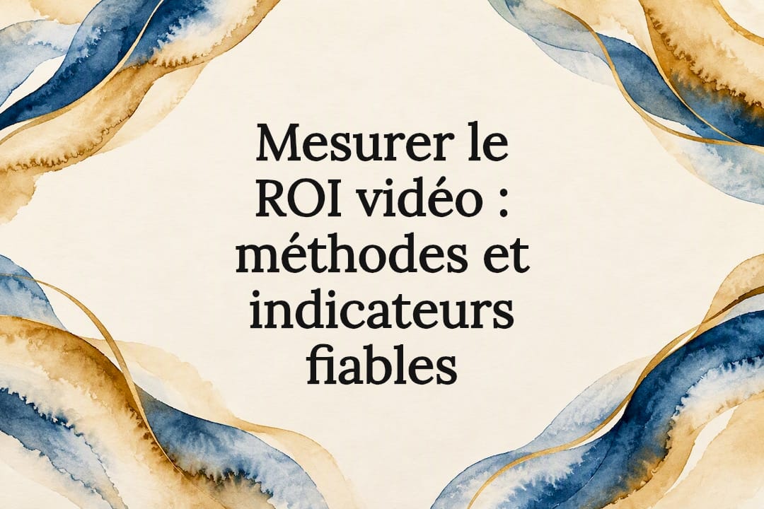 Cadre aquarelle épuré pour titre éditorial