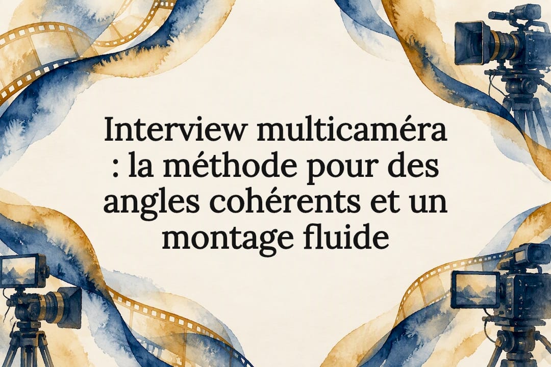 Générique illustré pour un guide multicaméra