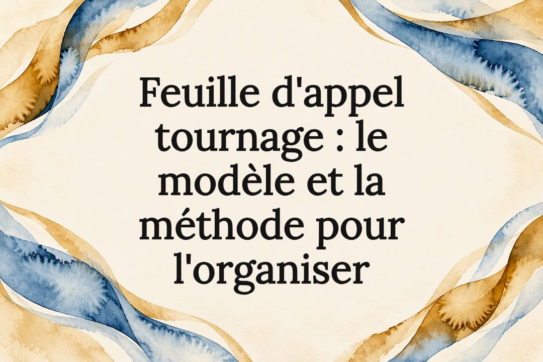 Plan éditorial pour structurer une feuille de présence