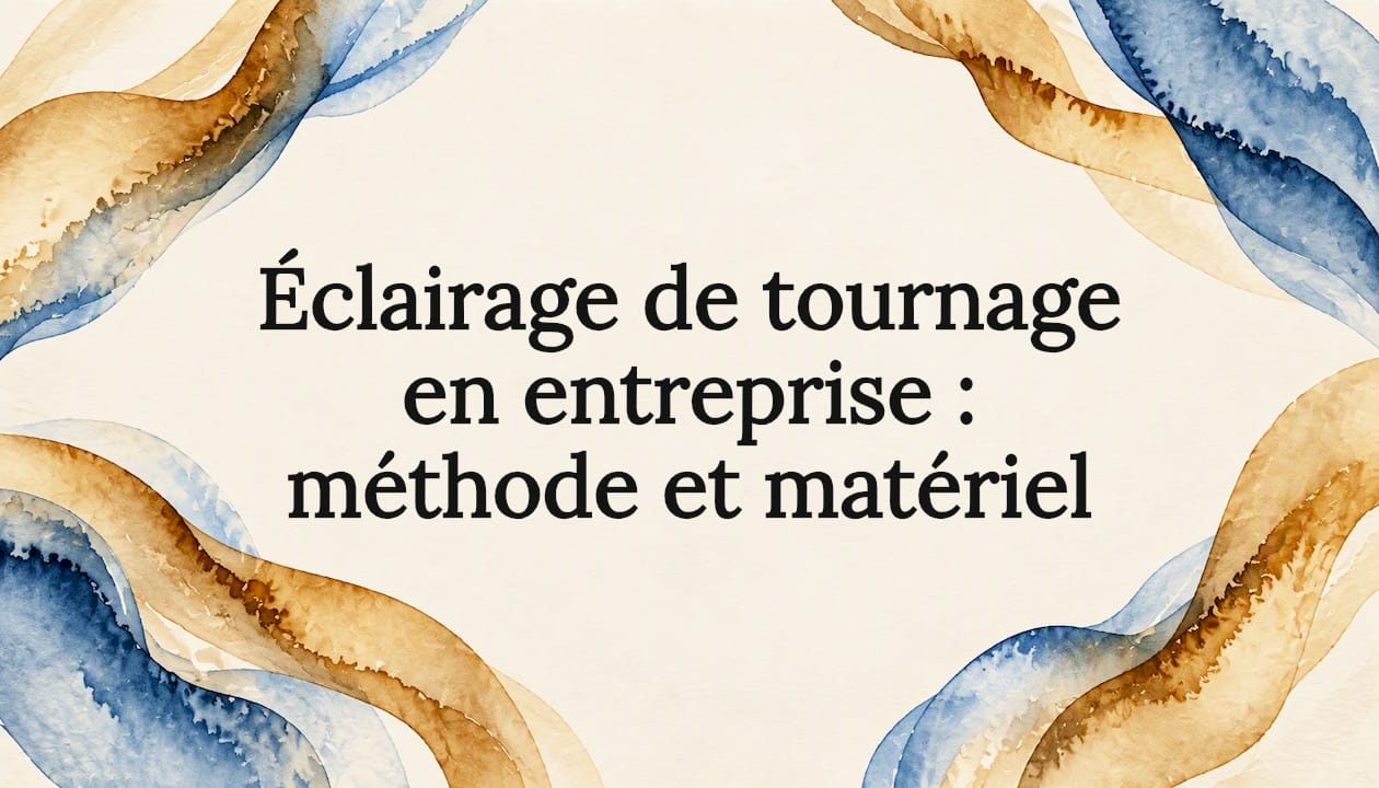 Cadre aquarelle pour titre sur la lumière